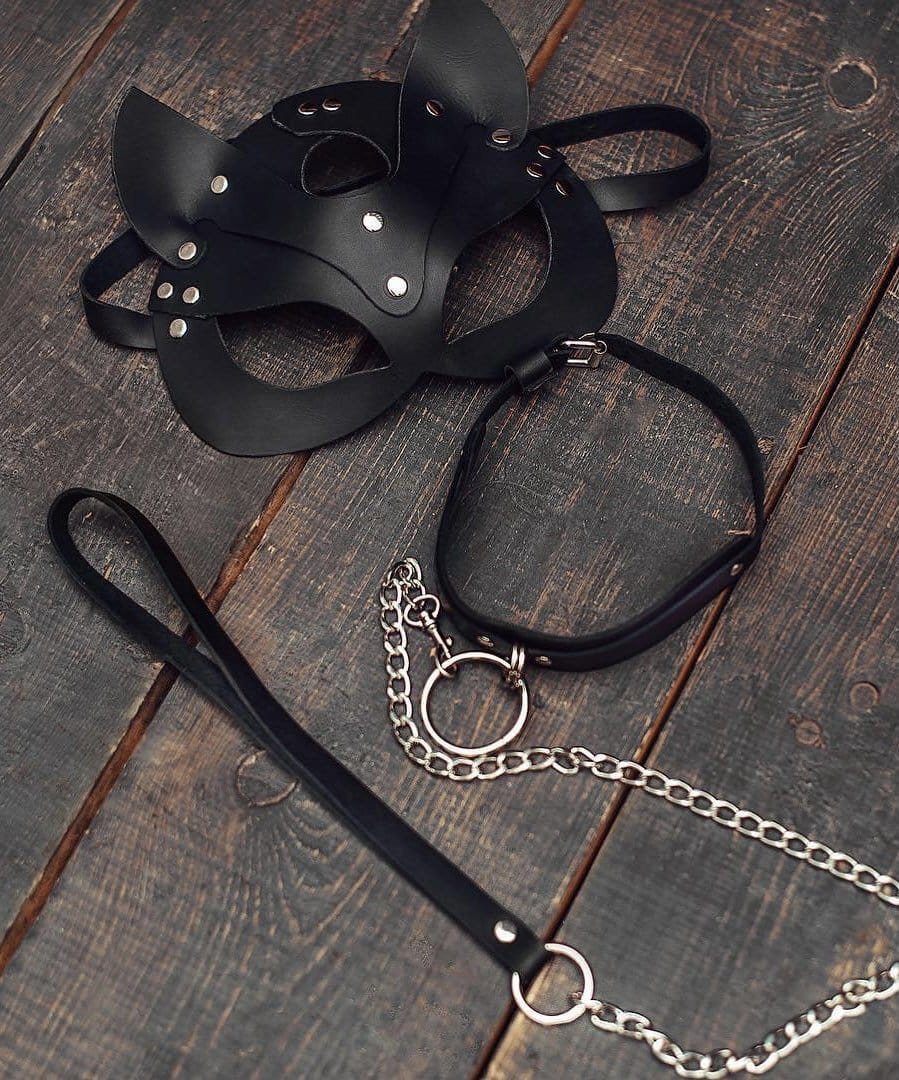Leony | Sweet Kitty Set (mask + necklace)