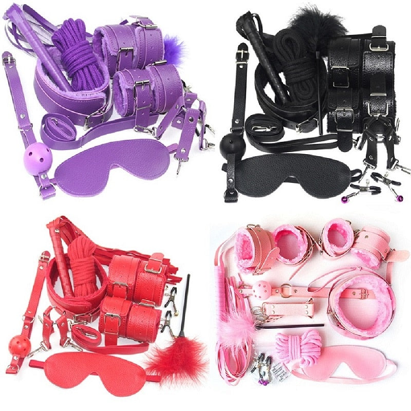 Kinky bondage set – 10 pieces