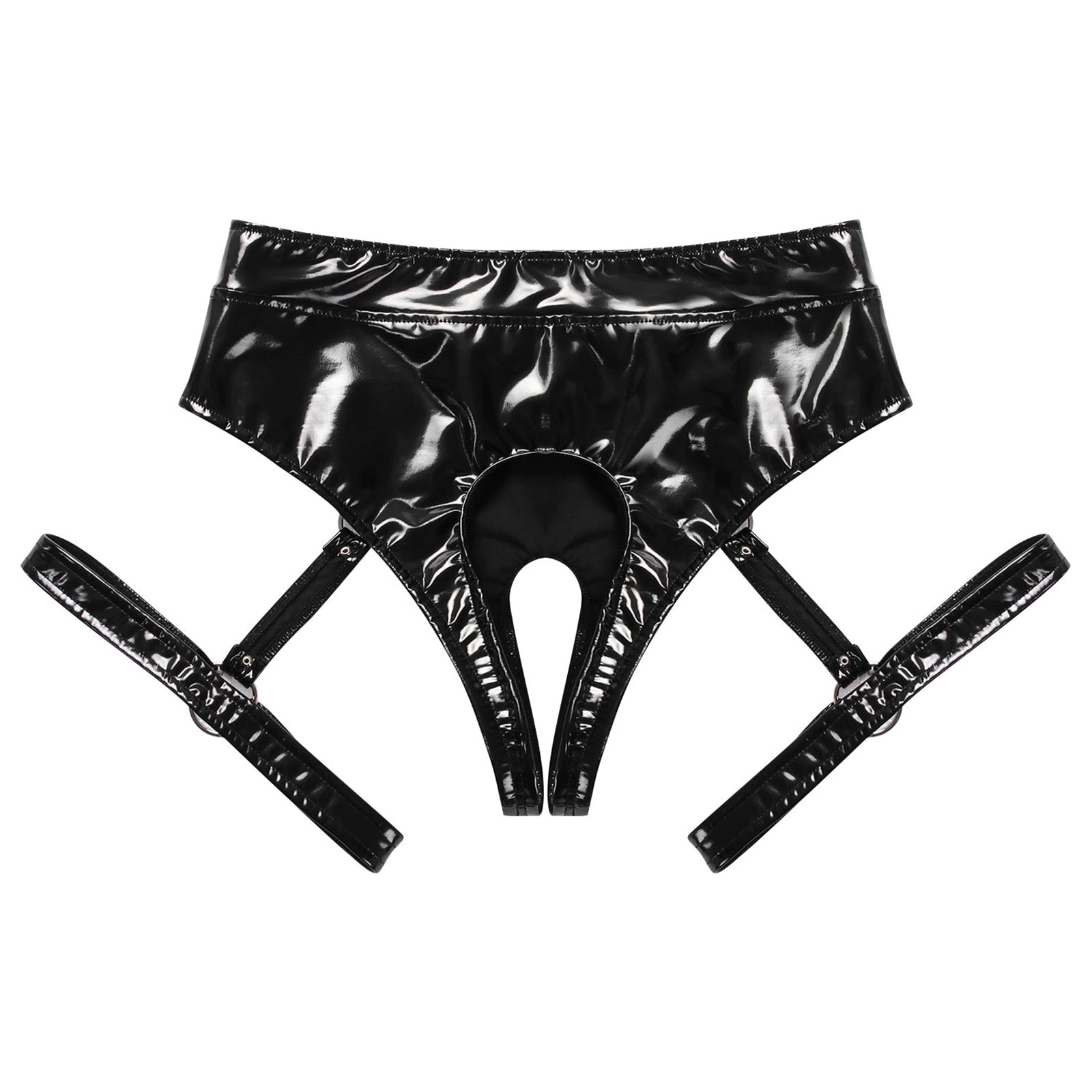 Tara | Open latex panties