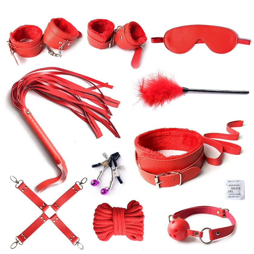 Kinky bondage set – 10 pieces