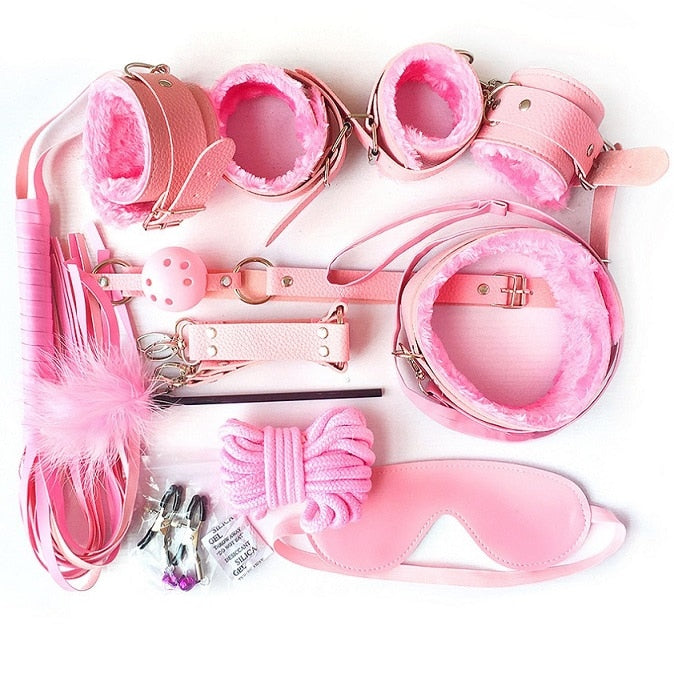 Kinky bondage set – 10 pieces